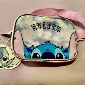 DISNEY Lilo & Stitch Belt Bag Hip Pack Crossbody Fanny Pack New Blue Primark